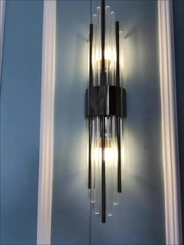 Customer photo review of Arandela de Parede Spartan Metal e Vidro