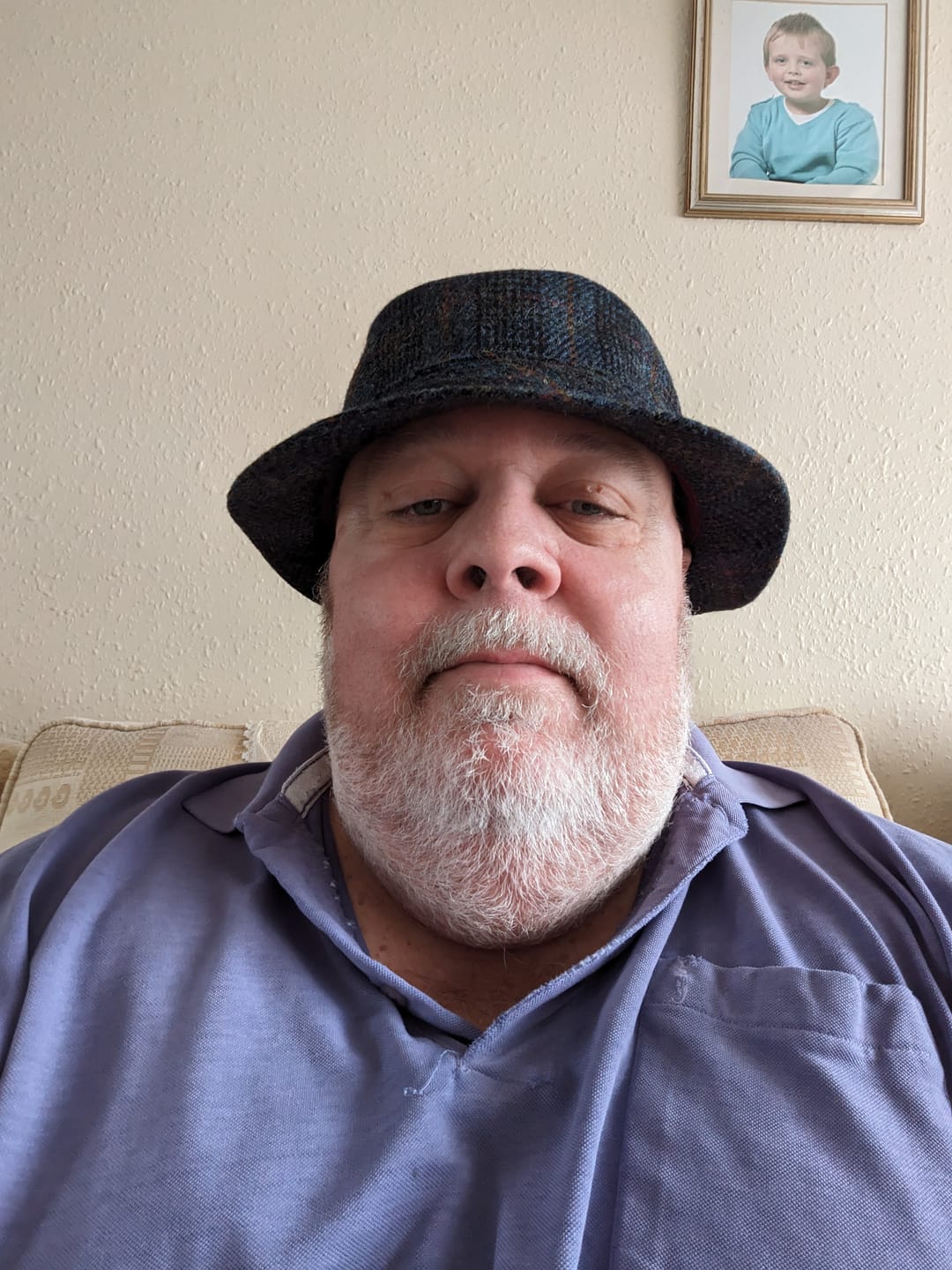 Customer photo review of Walking Hat Tweed