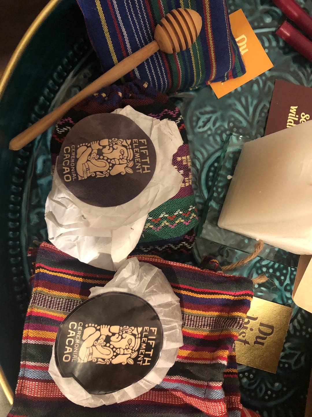 Customer photo review of Fifth Element Cahabón Cacao - 100% Pure Ceremonial Cacao Paste