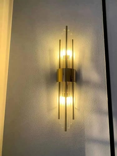 Customer photo review of Arandela de Parede Spartan Metal e Vidro