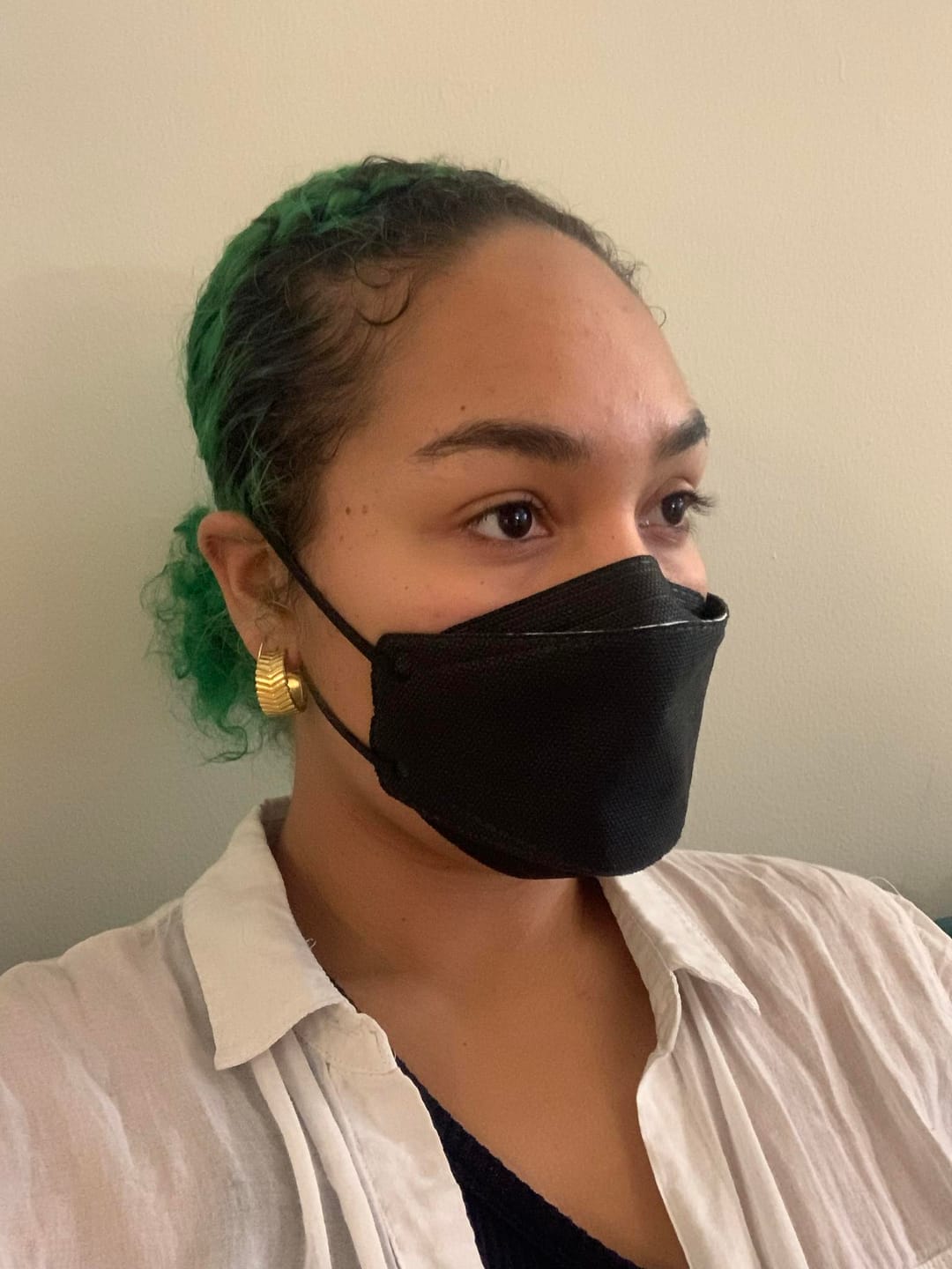 Customer photo review of N95 Respirator Face Mask Made in Canada (Regular)