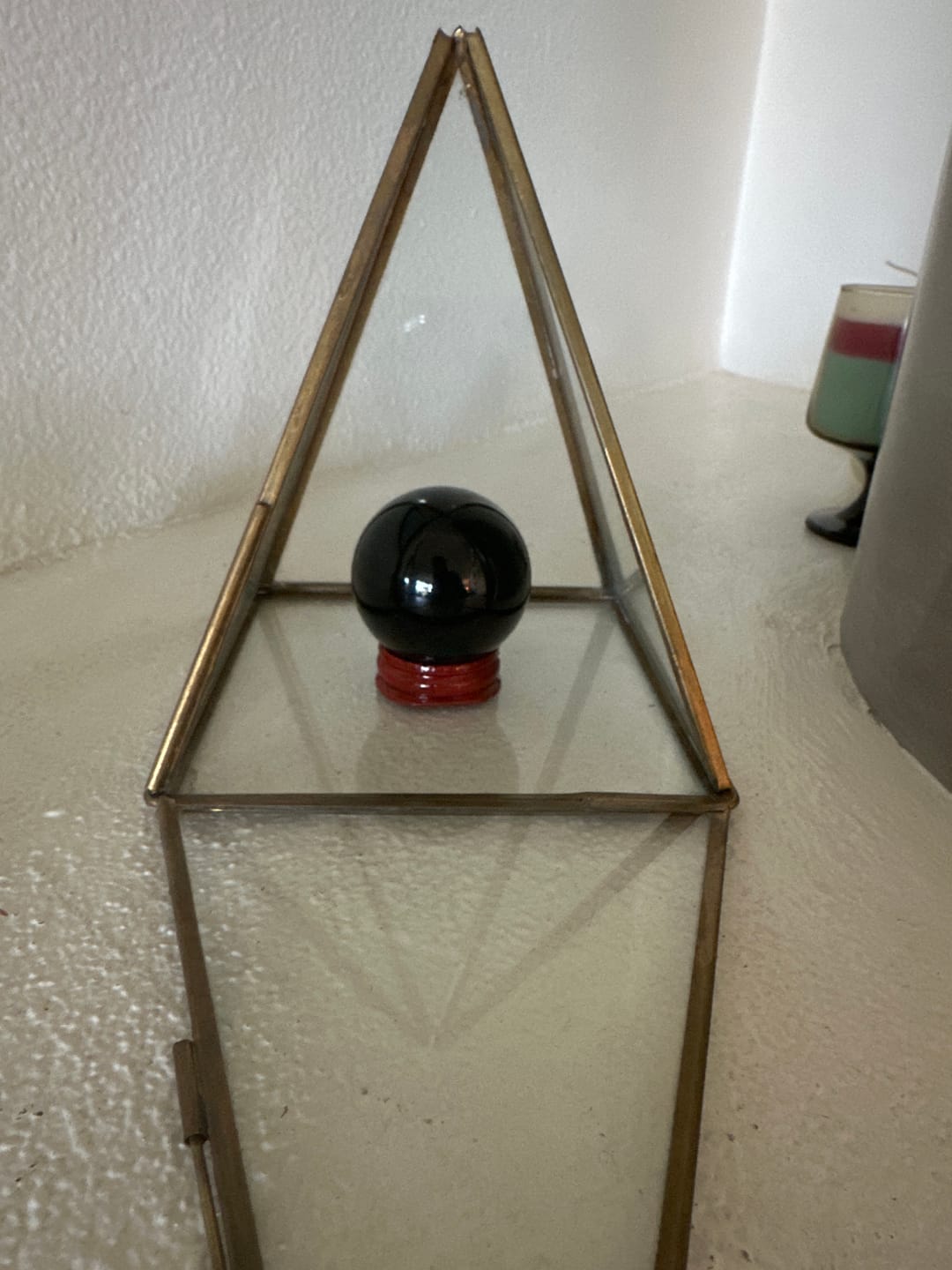 Customer photo review of Obsidian Sphere