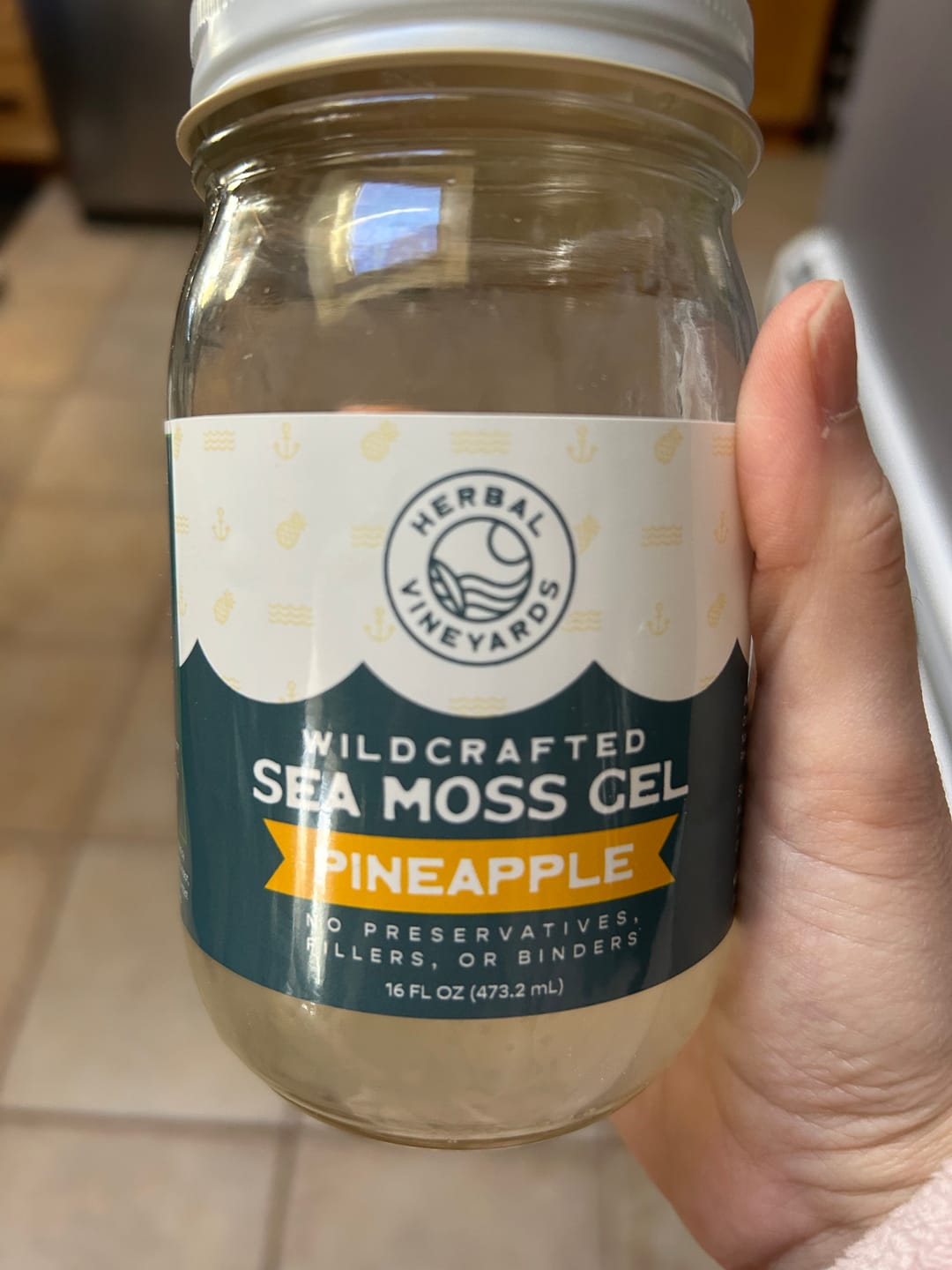 Customer photo review of EXCLUSIVE PINEAPPLE SEA MOSS GEL