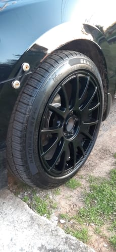 Customer photo review of 1" Wheel Spacers 5x4.5 M12x1.5 For Honda Civic CR-V Element Acura MDX