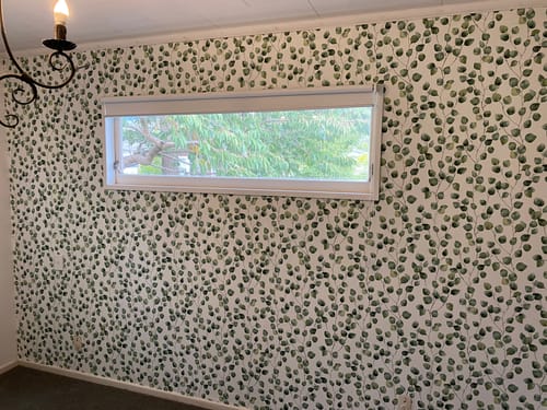 Customer photo review of New Leaves Wallpaper - 4 Colours (Discontinuing)