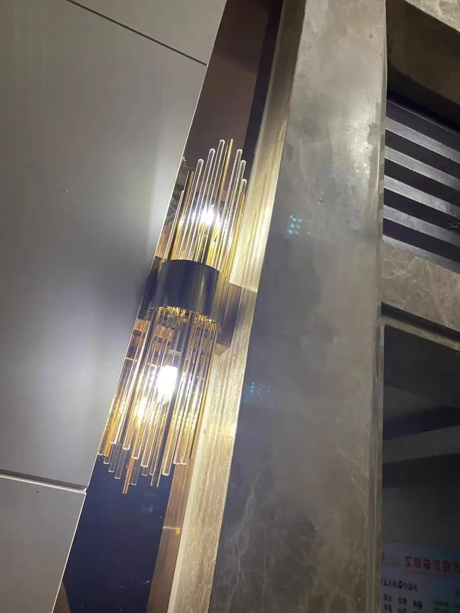 Customer photo review of Arandela de Parede Spartan Metal e Vidro