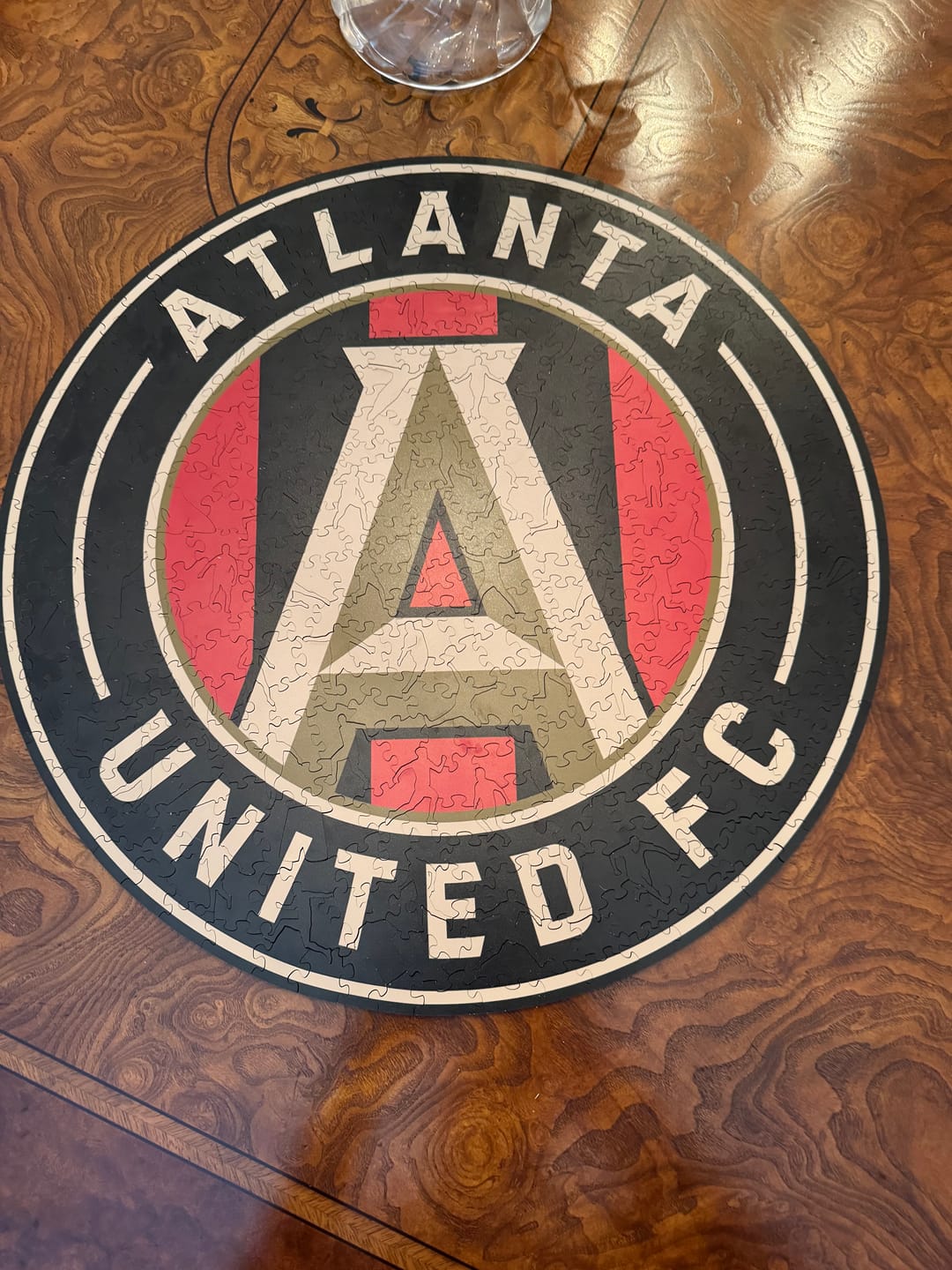 Customer photo review of Atlanta United® Logo - Wooden Puzzle