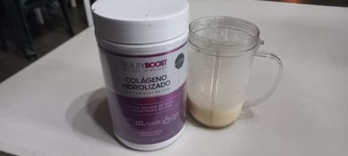 Customer photo review of COLÁGENO HIDROLIZADO CON VITAMINA C, D3, BIOTINA Y SEMILLAS DE UVA