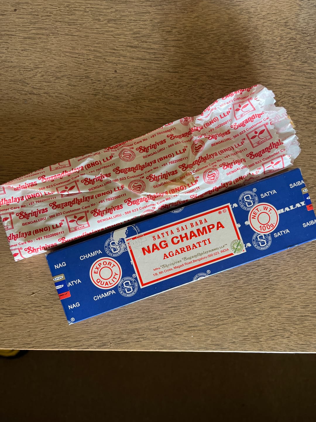 Customer photo review of Nag Champa Incense Sticks