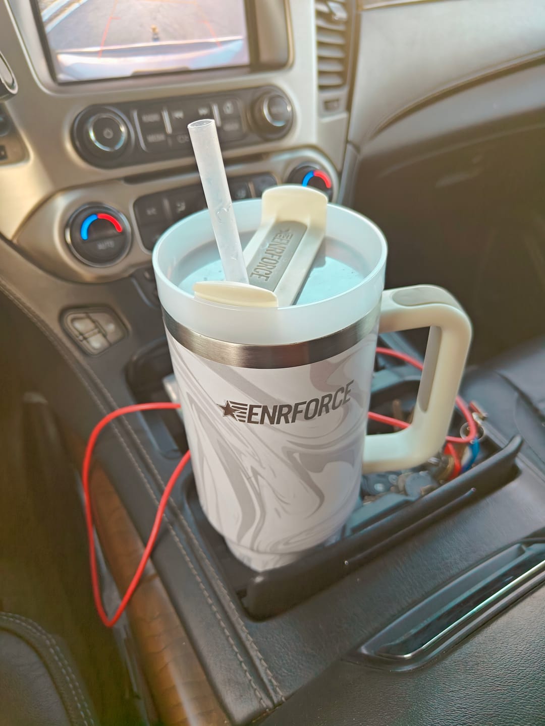 Customer photo review of 40 OZ Soft Matte Tumbler