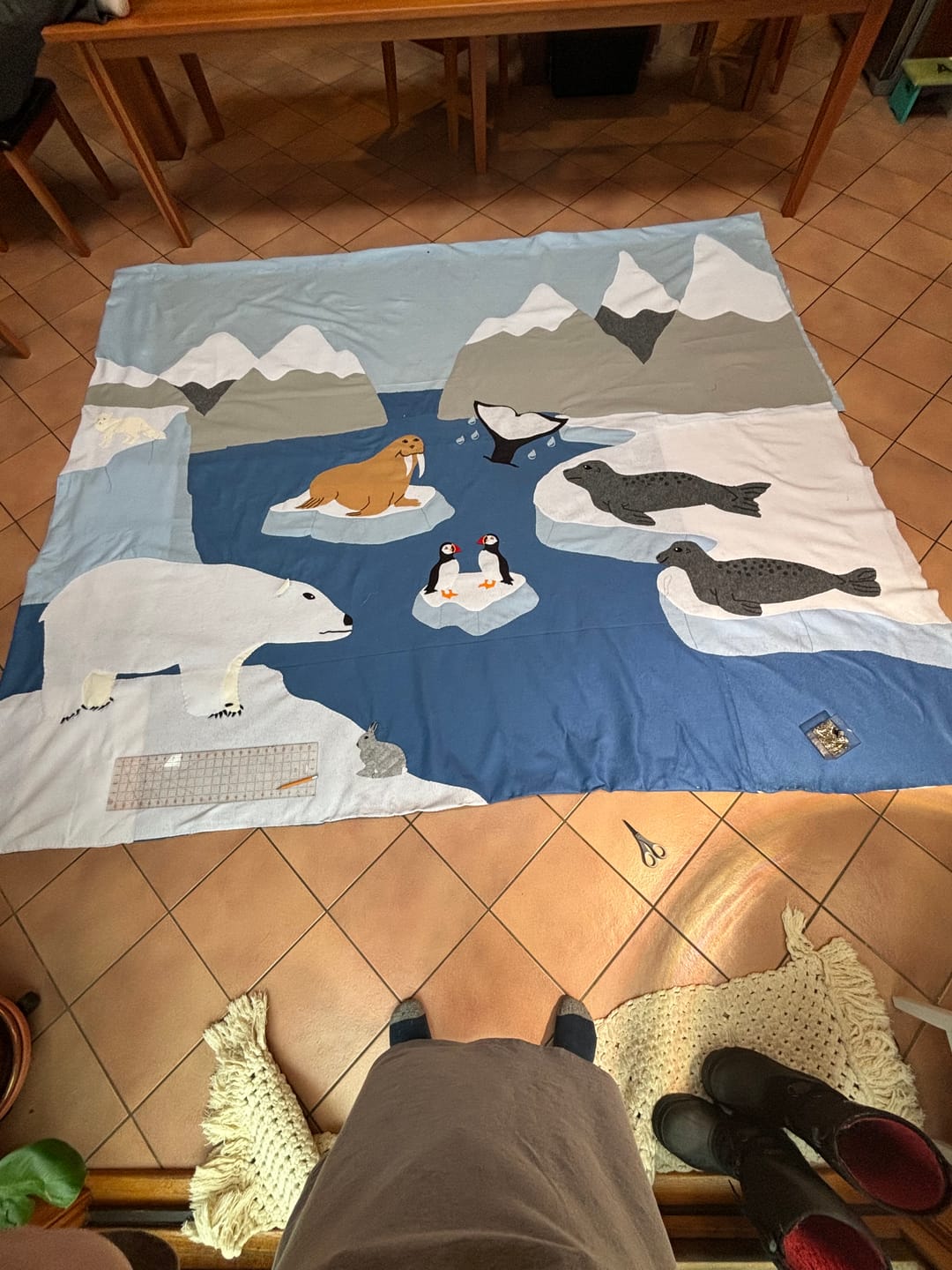 Customer photo review of Acrylic Craft Felt By Yard