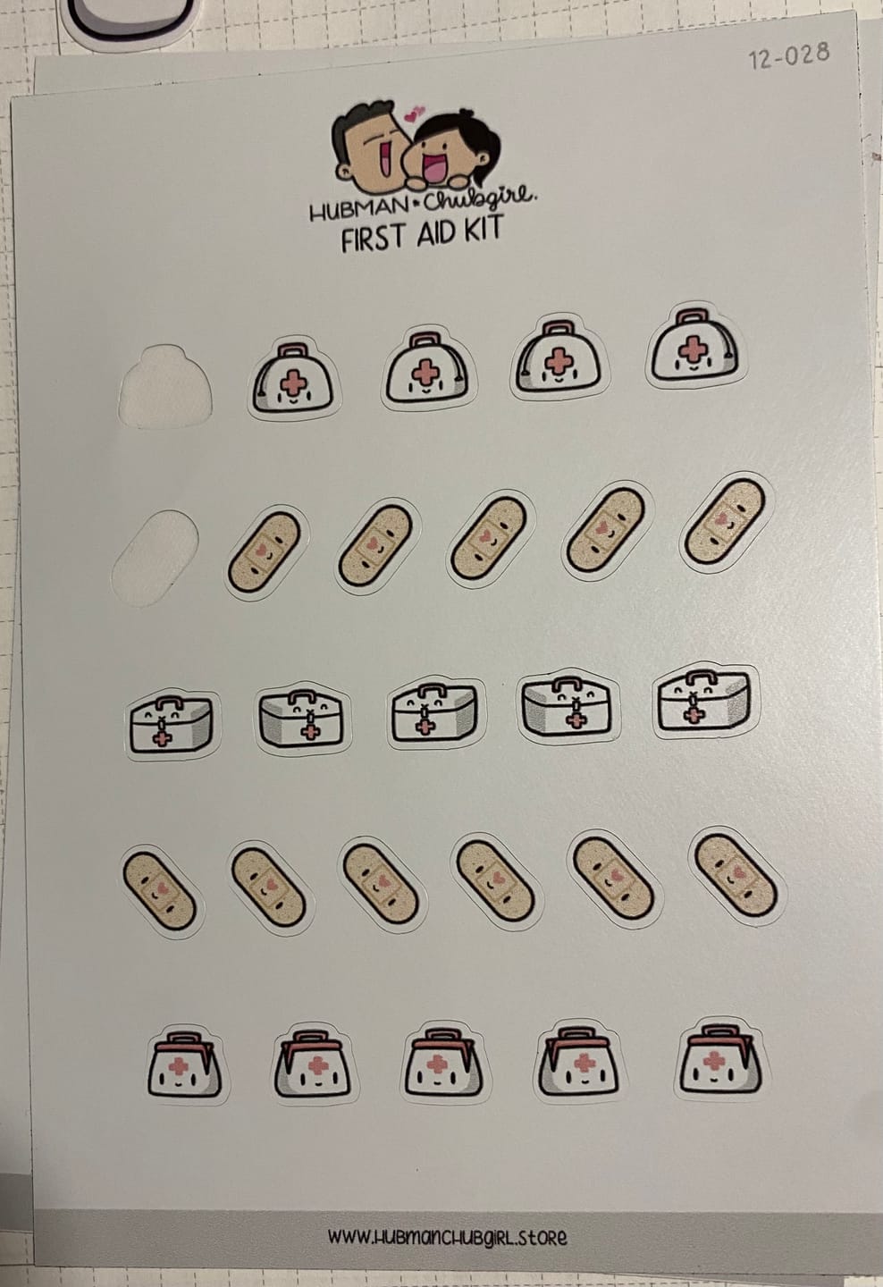 Customer photo review of Hydrate Planner Stickers