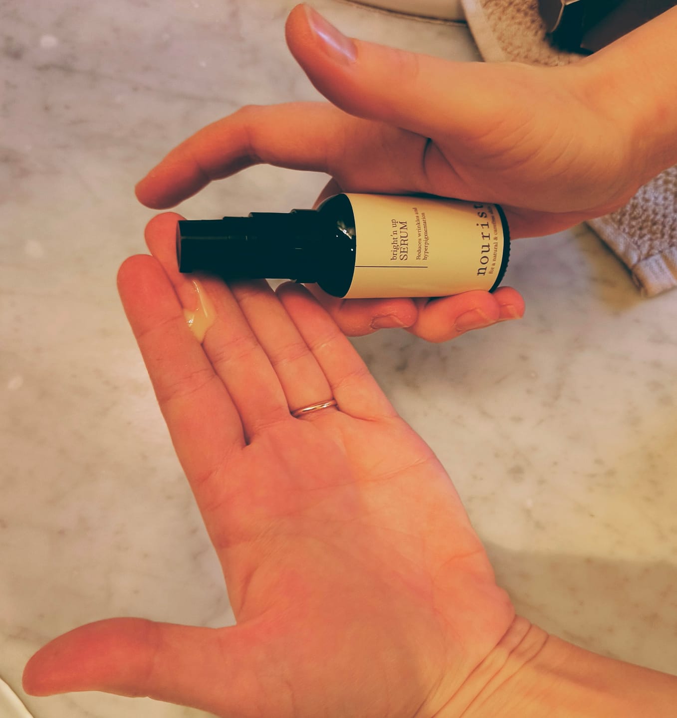 Customer photo review of Bright'n Up Serum
