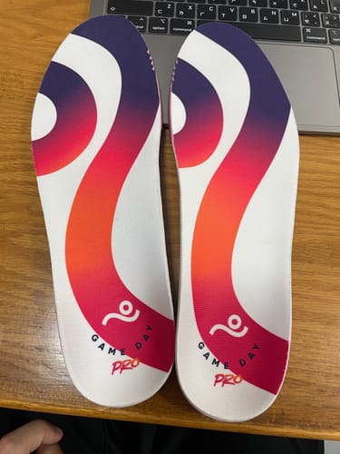 Customer photo review of Move Game Day Pro Performance Insoles