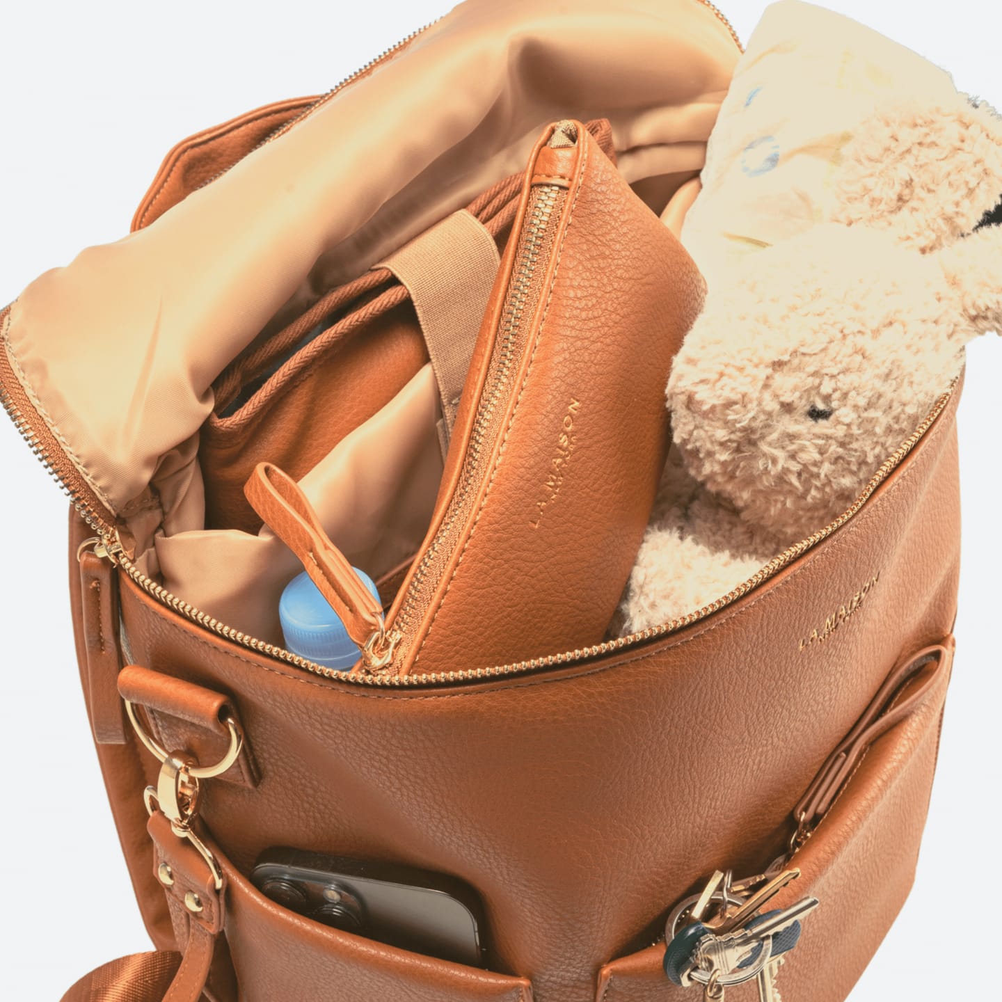 Customer photo review of Harvey - Large Multitasker New-Born Backpack Gift Set