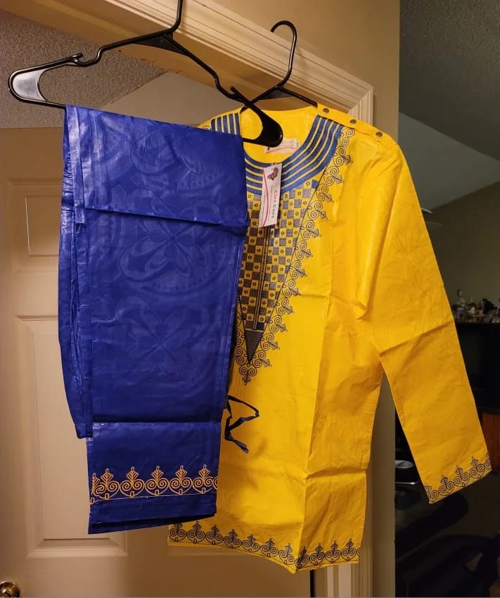 Customer photo review of Bazin Boubou Homme