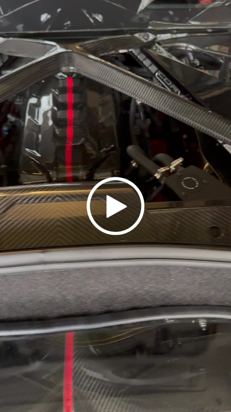 Customer video review of Chevrolet Corvette C8 Carbon Fiber Engine Bay Struct Covers