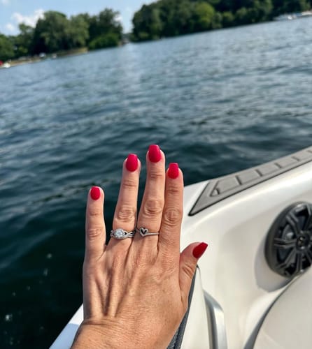 Customer photo review of D800 Maggie Pink Crème Dip Powder