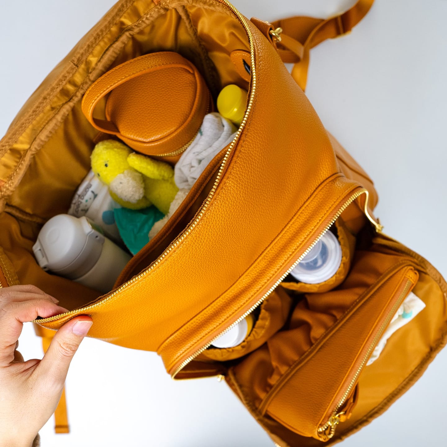 Customer photo review of Harvey - Large Multitasker New-Born Backpack Gift Set