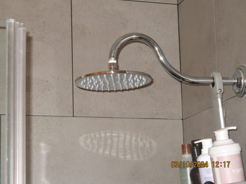 Customer photo review of 8 Inch Rain Shower Head