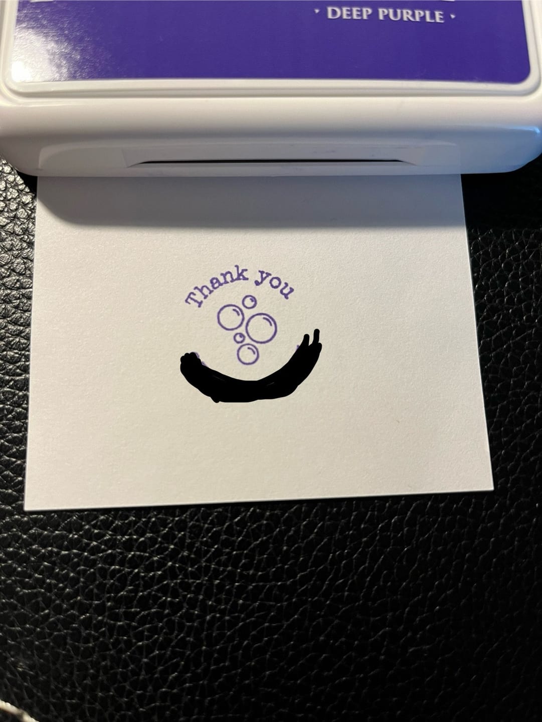 Customer photo review of Wood Stamp