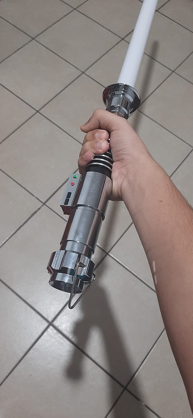 Customer photo review of Luke Skywalker Versión B Lightsaber A MITAD DE PRECIO!