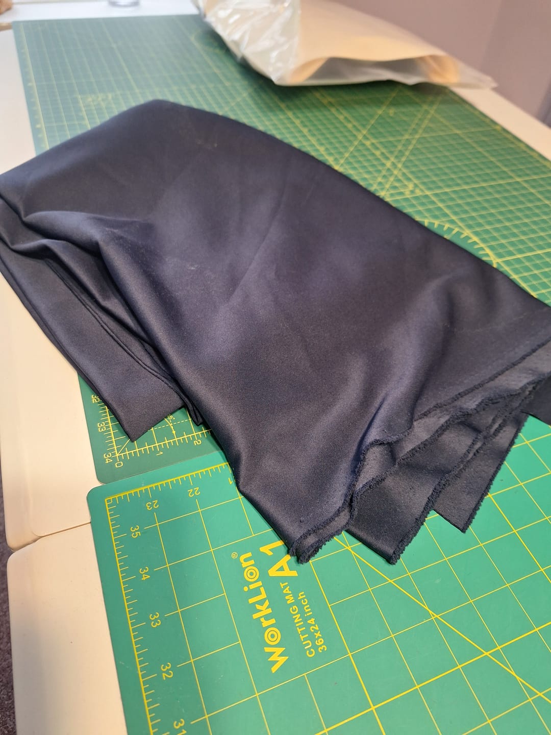 Customer photo review of Plain Scuba Fabric