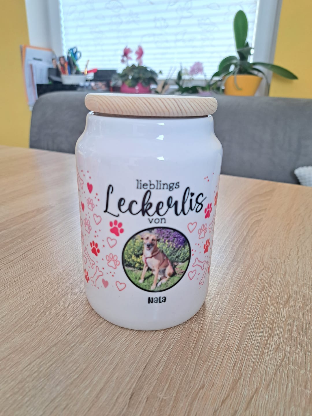 Customer photo review of Lieblings Leckerli - Individuelle Leckerlidose