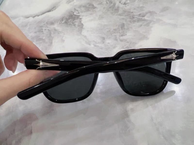 Customer photo review of Charlie Rectangular Framed Sunglasses