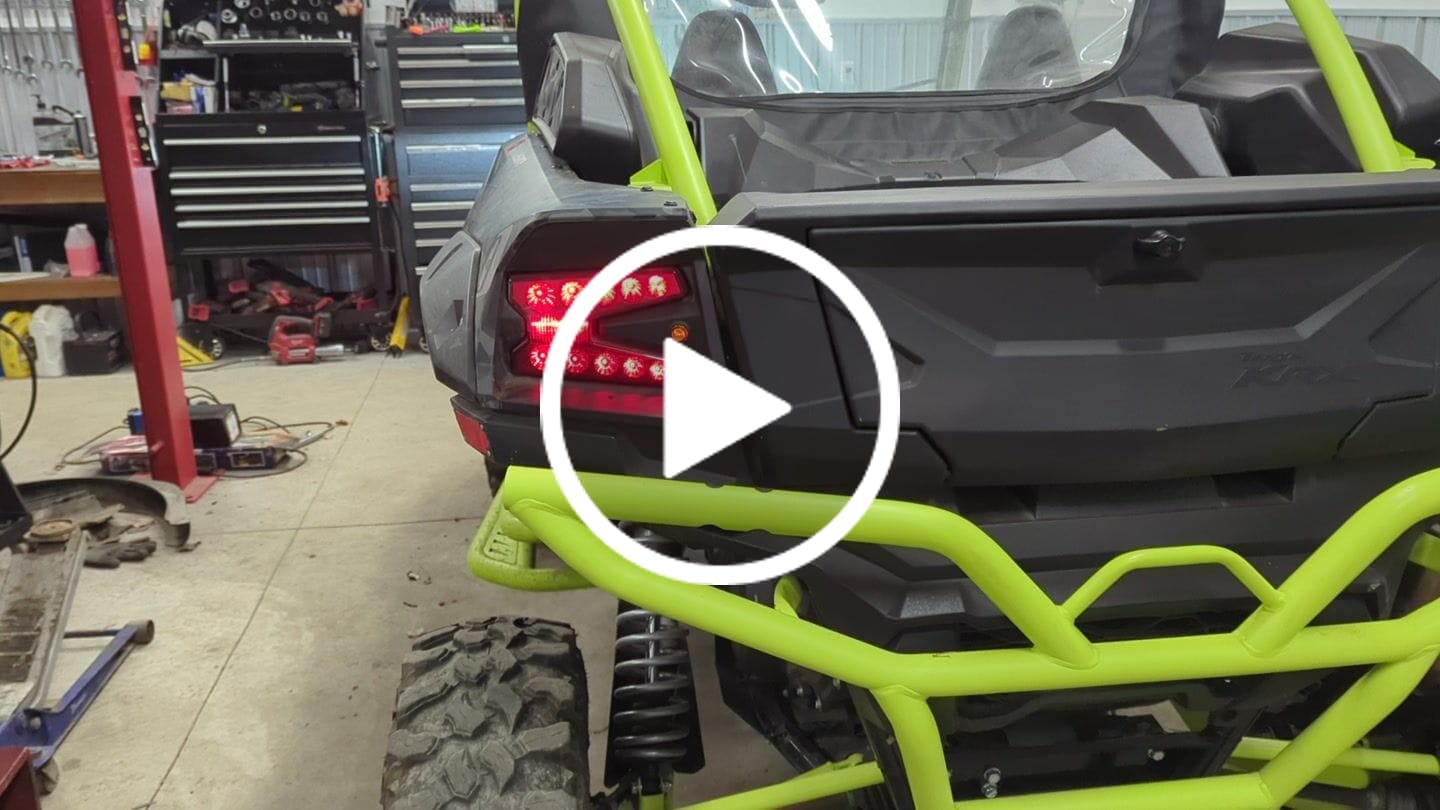 Customer video review of Universal Turn Signal Kit with Turn Switch & 105D Horn
