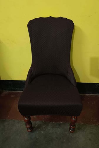 Customer photo review of Divine Trendz - Caramel Dream Weave Dining Chair Covers