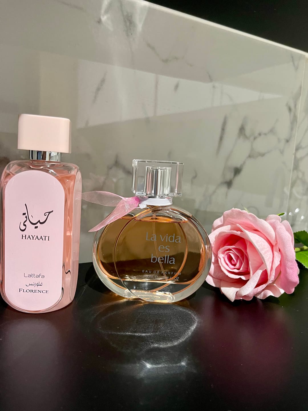 Customer photo review of Hayaati Florence lattafa perfumes