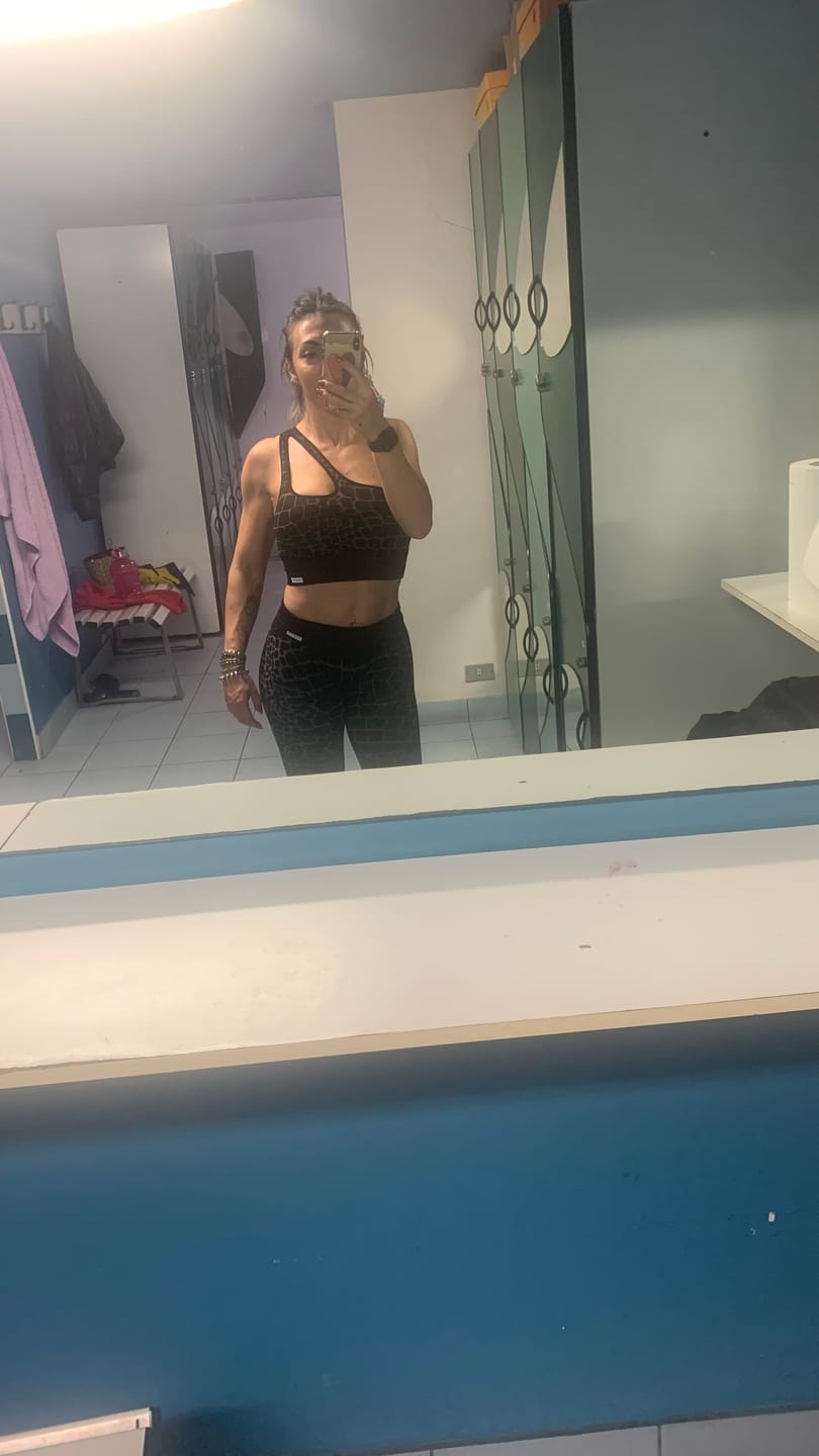 Customer photo review of Leggings All-Up Cocco Nero