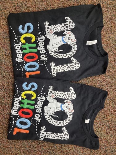 Customer photo review of Custom DTF Gang Sheet 22 x 84