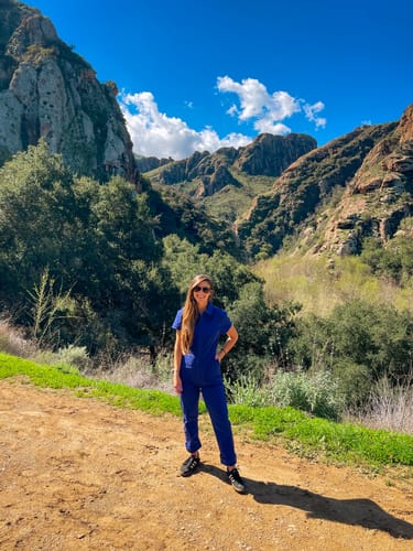 Customer photo review of Pit Crew Jumpsuit Retro Blue