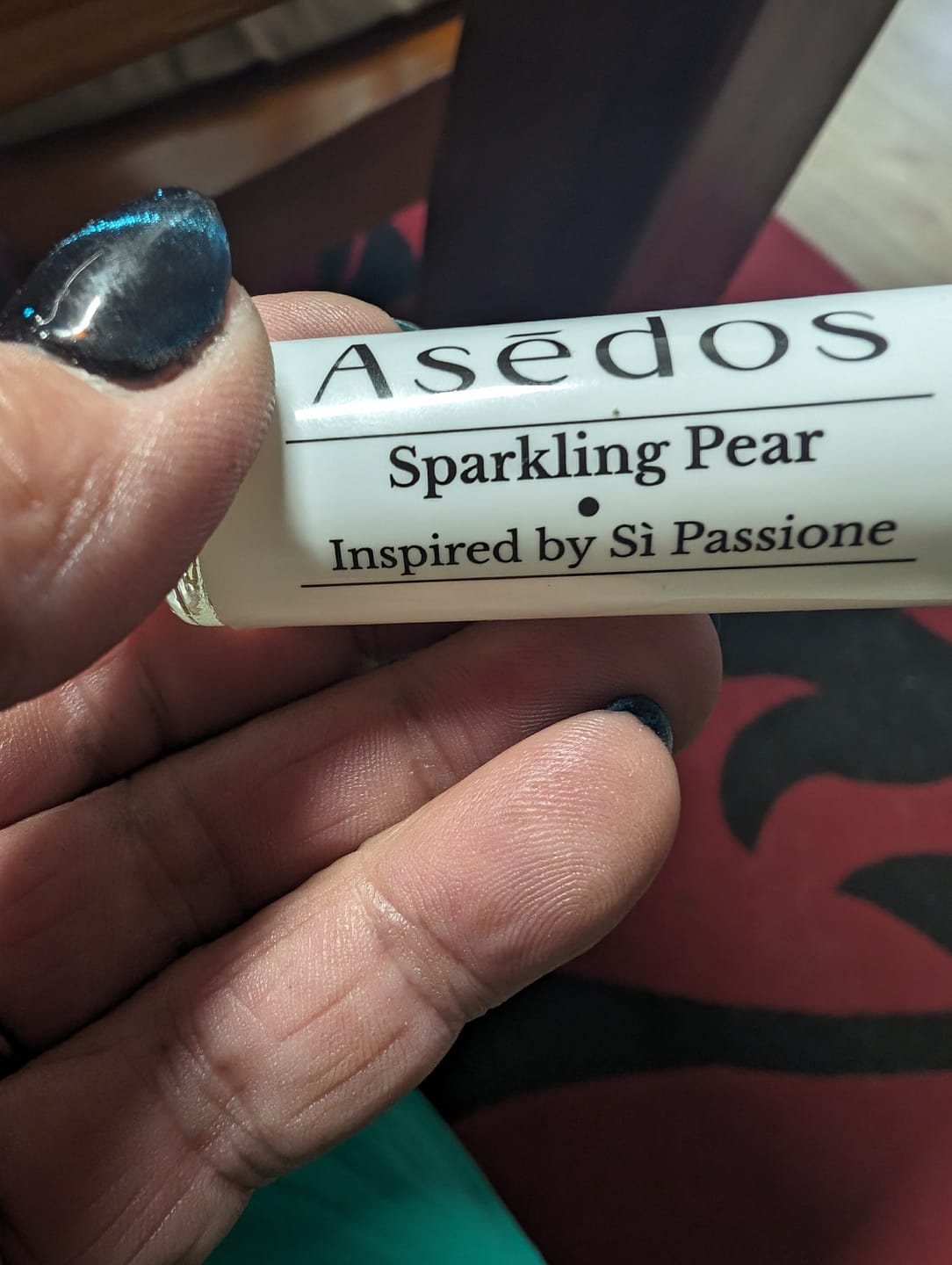 Customer photo review of SPARKLING PEAR PERFUME OIL