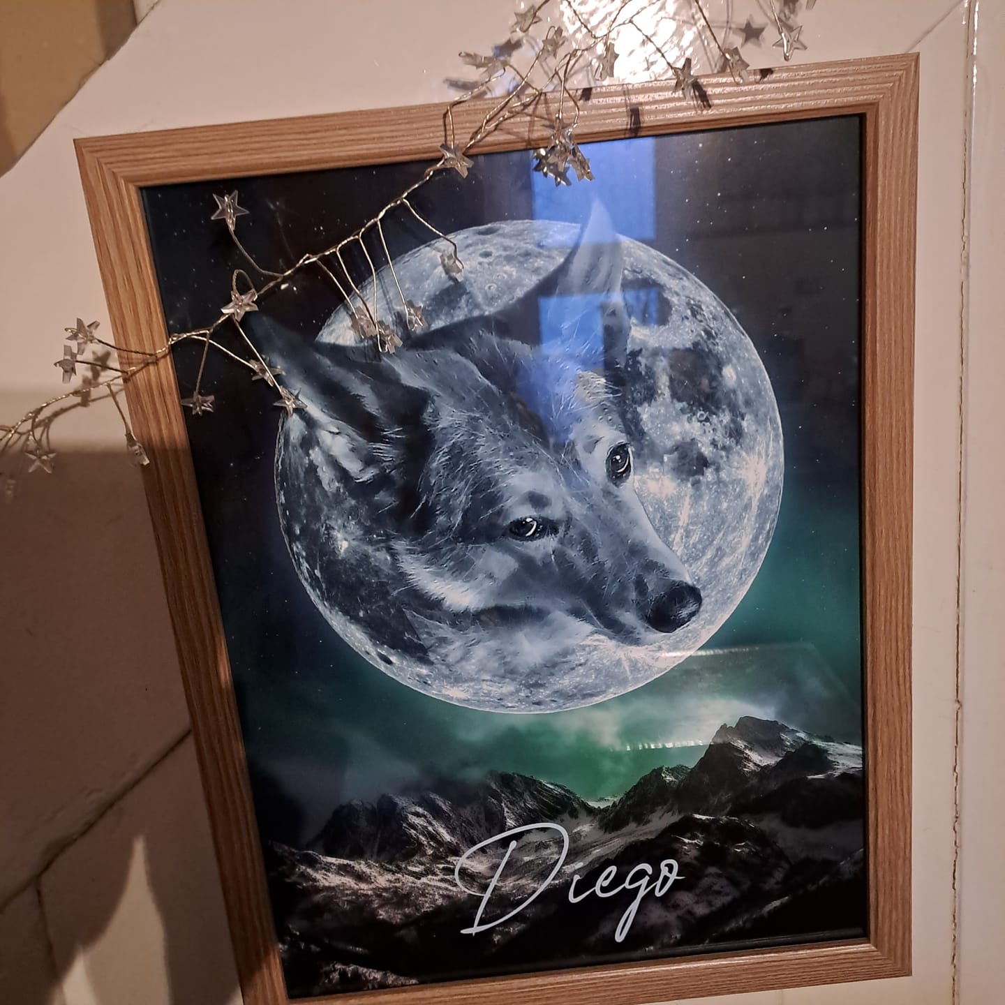 Customer photo review of Personalisiertes Portrait - Mond Stil
