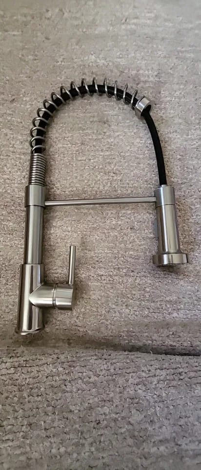 Customer photo review of Mitigeur de Cuisine à Douchette en Laiton