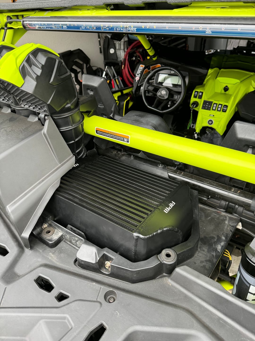 Customer photo review of Can Am X3 Plug & Play Intercooler Fan Override Switch Kit 2017-2024
