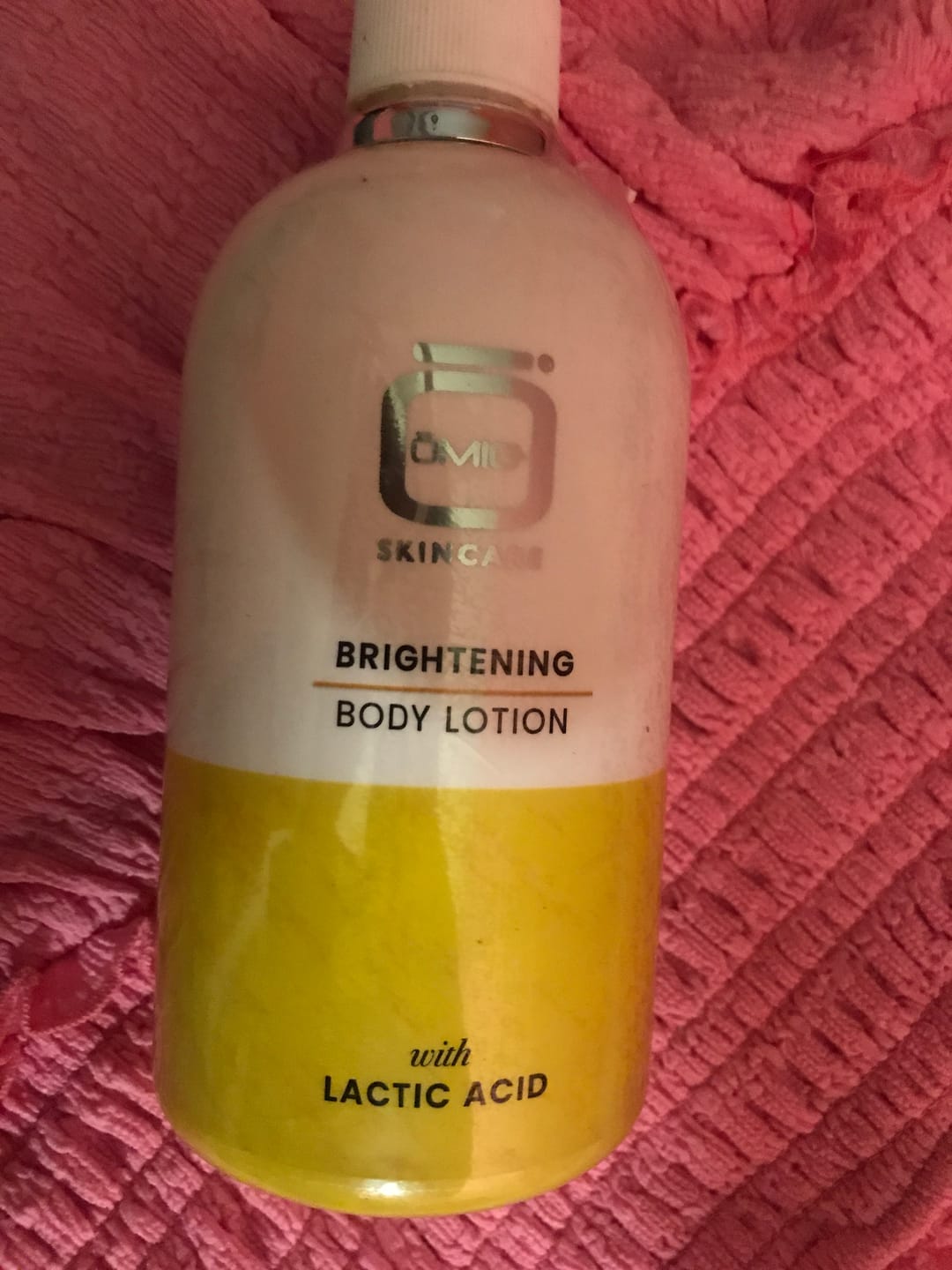 Customer photo review of OMIC Brightening Body Lotion - 500ml