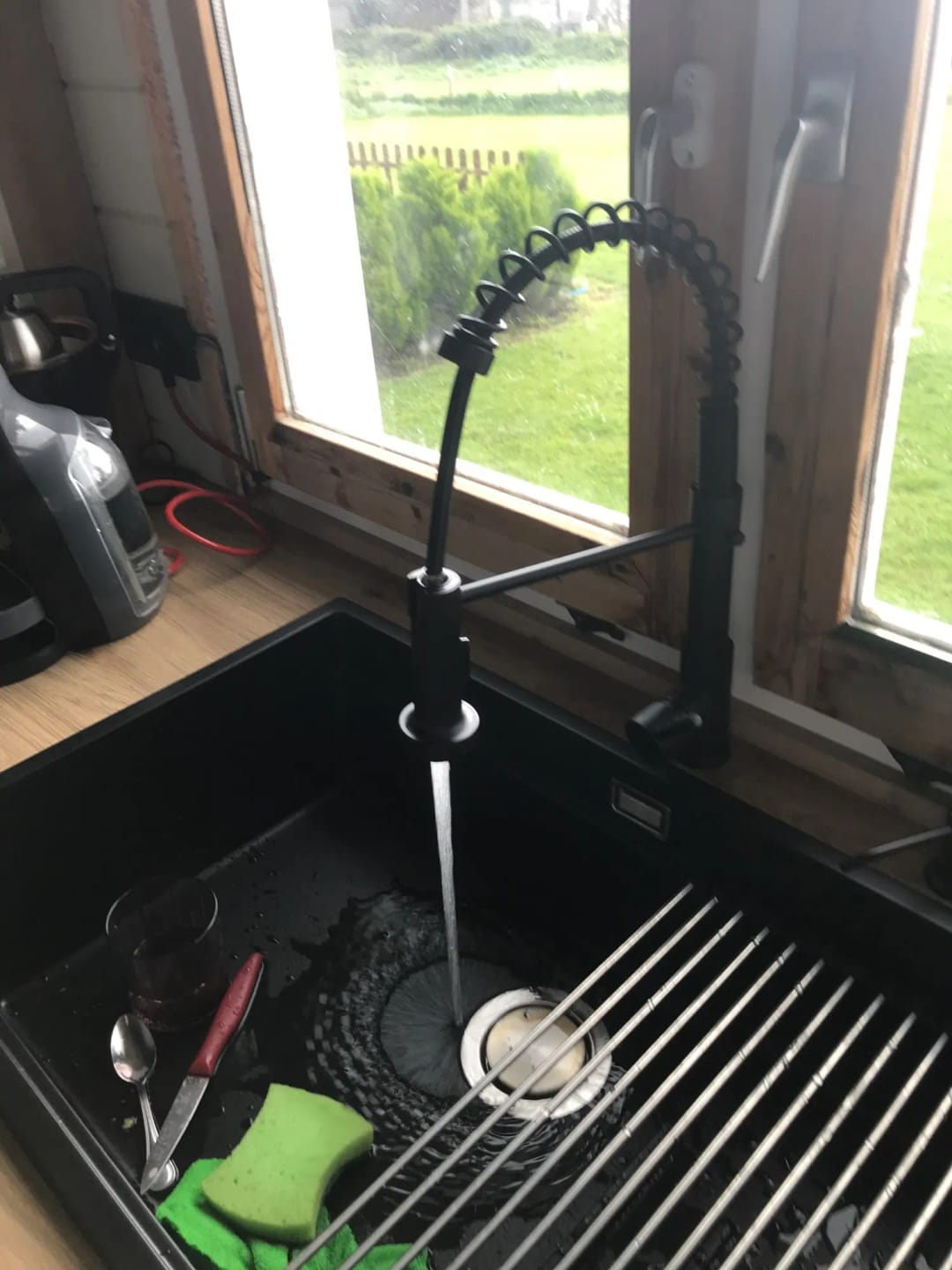 Customer photo review of Mitigeur de Cuisine à Douchette en Laiton
