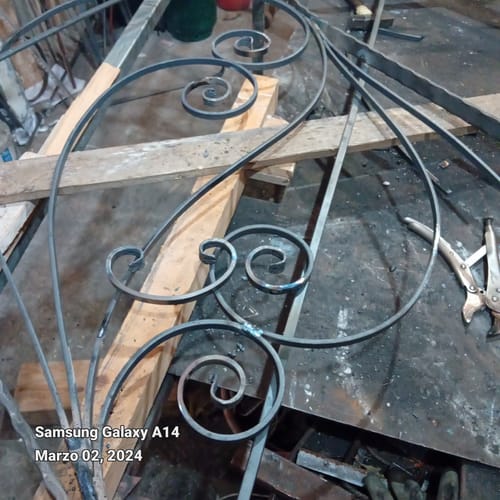 Customer photo review of Riccio in ferro battuto art. 01.086.07