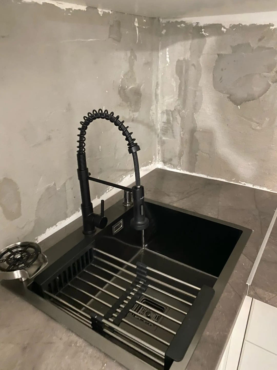 Customer photo review of Mitigeur de Cuisine à Douchette en Laiton