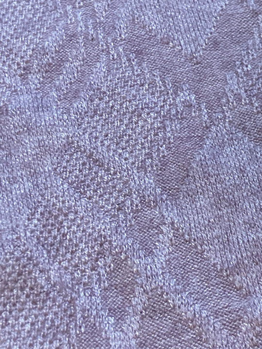 Customer photo review of Soft Melange Jacquard Knit Fabric