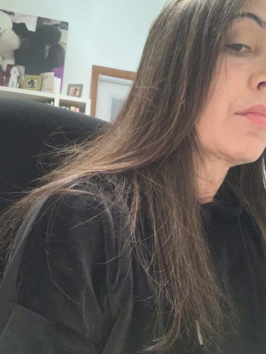 Customer photo review of At-home Keratin Treatment