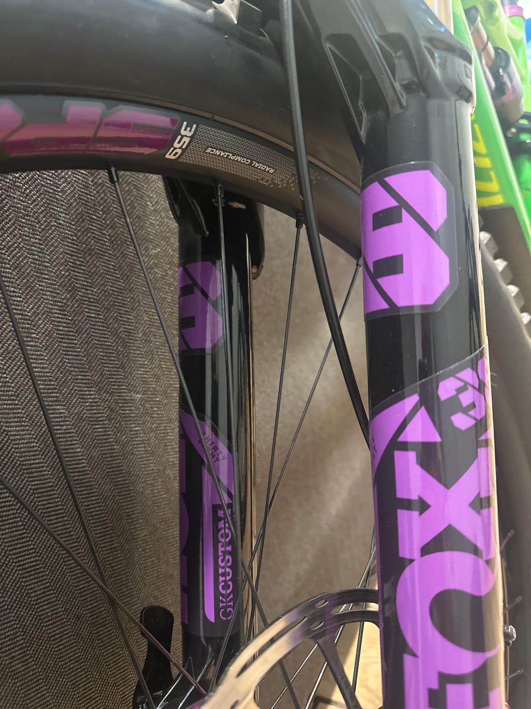 Customer photo review of Custom Fox 38 Decal