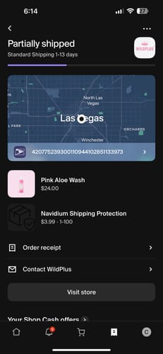 Customer photo review of Pink Aloe Wash