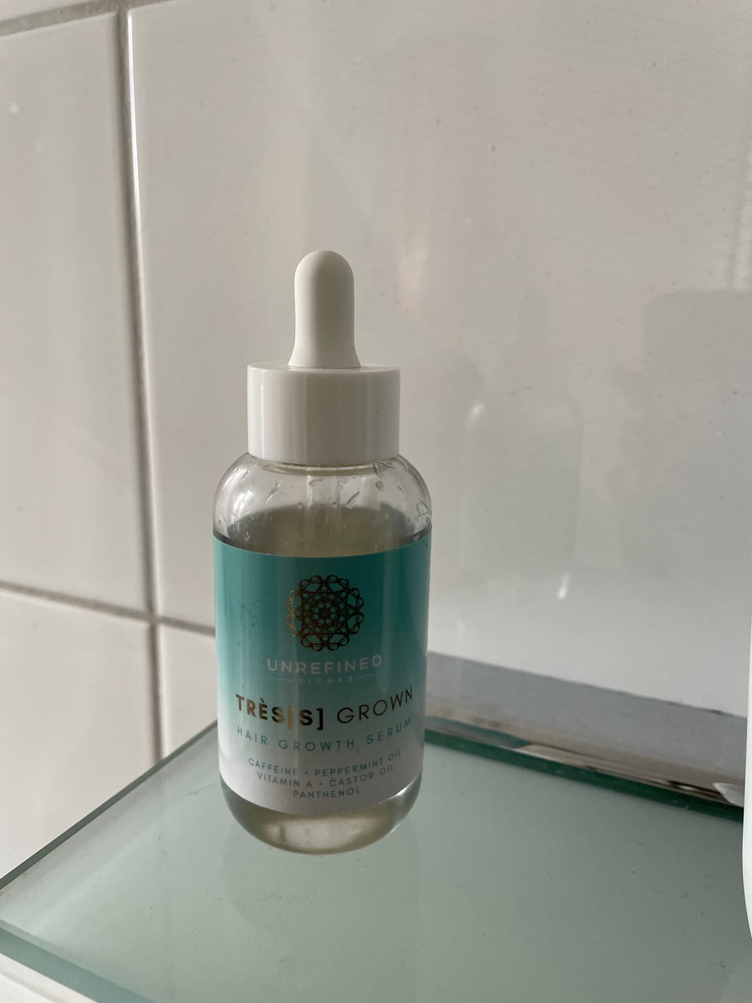 Customer photo review of TRÈS[S] GROWN - Hair Growth Serum