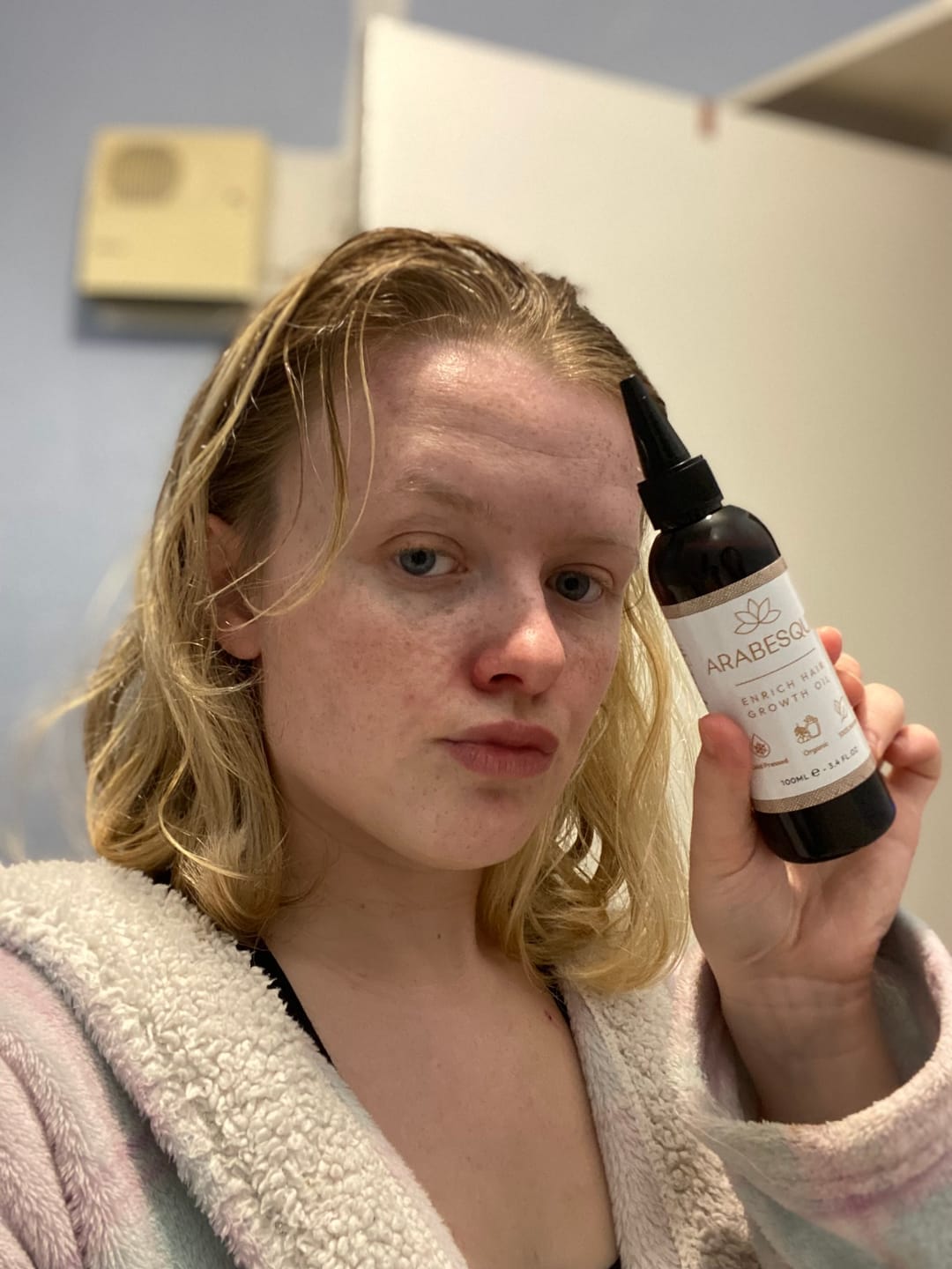 Customer photo review of Enrich Hair Oil
