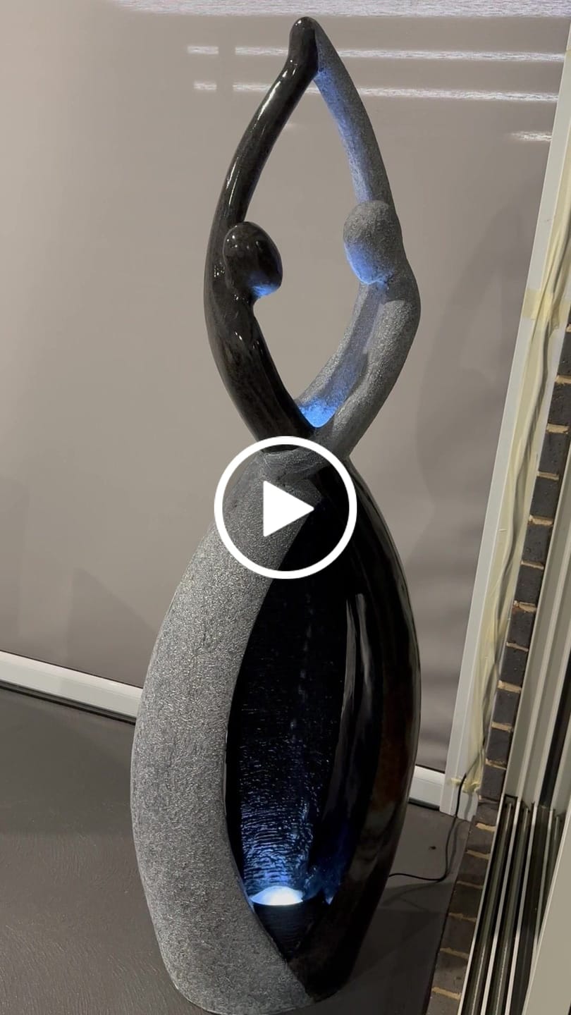 Customer video review of Harmony Dancers Tall Indoor & Outdoor Water Feature - 145cm